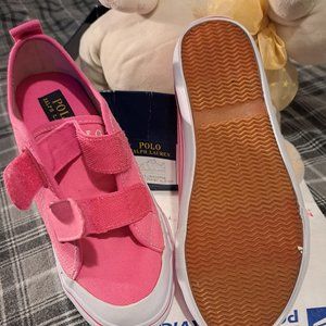 ** POLO by RALPH LAUREN ** PRETTY PINK Sneakers / Girl's Size 1.5